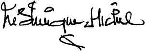 Frederique Michel Signature